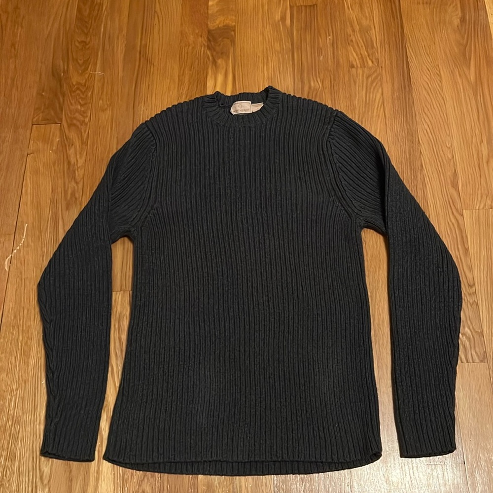 Men's Black Crewneck Sweater